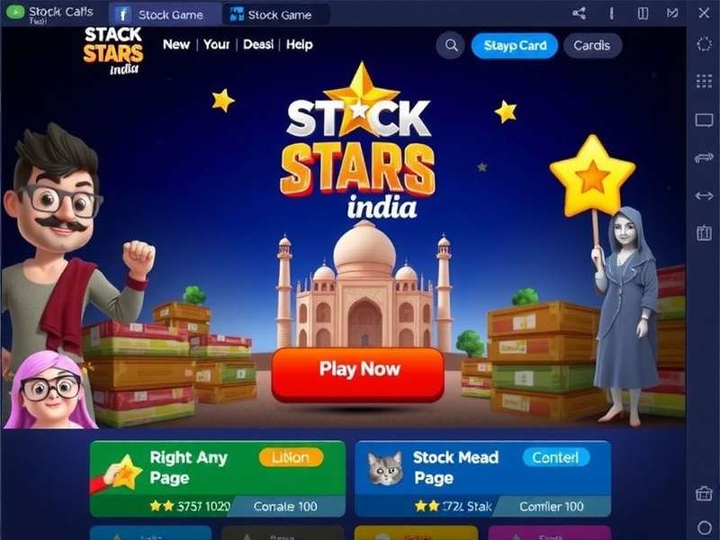 Stock Stars India Game Homepage