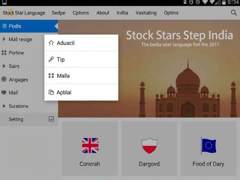 Stock Stars India Language Options